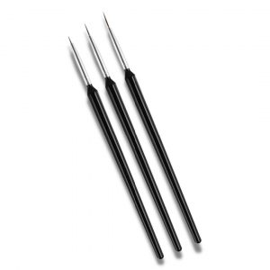 Pinceles de Decoración de Uñas 3 Unidades