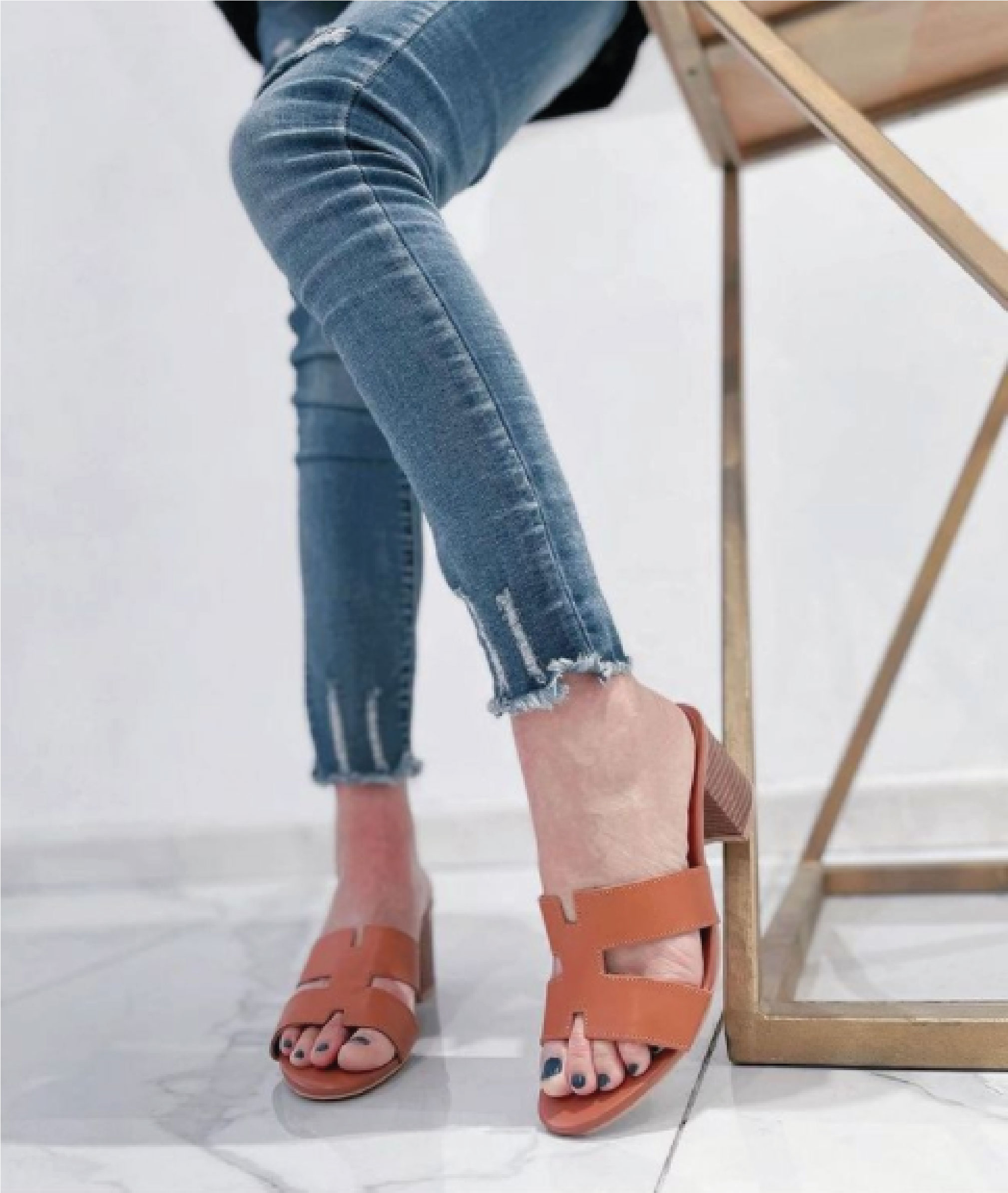 Sandalias de tacón Bajo Cómodas para Diario - Patric Queen