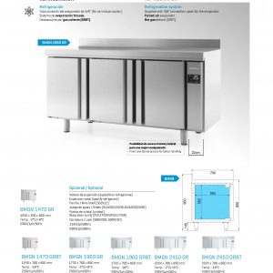 Remote undercounter refrigerator