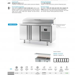 Mesa refrigerada para ensaladas