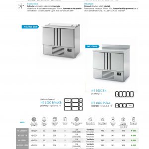 Mesa refrigerada para ensaladas