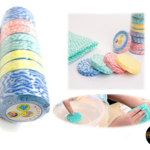 Toallitas de limpieza comprimidas