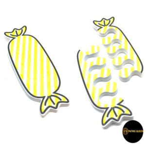 Separador de uñas con forma de caramelo