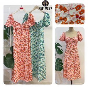 Vestido Semi corto Queen VS37