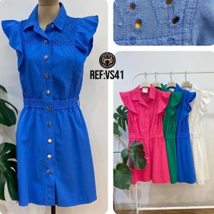 Vestido Semi corto Queen VS41