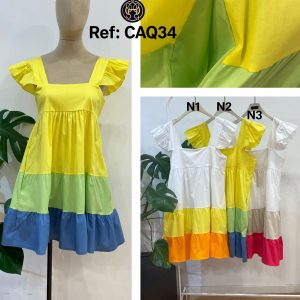 Camisa Queen Colorida Larga CAQ34