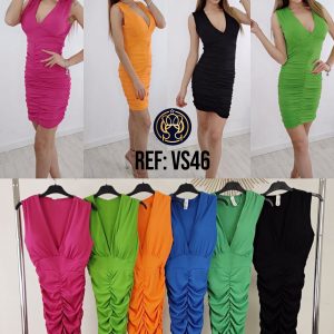 Vestido corto Queen VS46