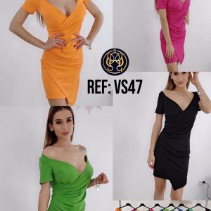 Vestido corto Queen VS47