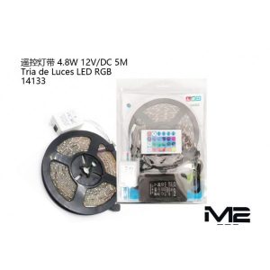 Tiras de luces con mando 4.8W 12V 5CM