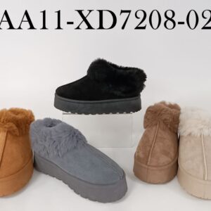 Botas de pelo bajas