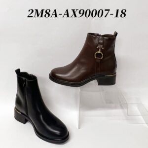 Bota de mujer baja de cuero