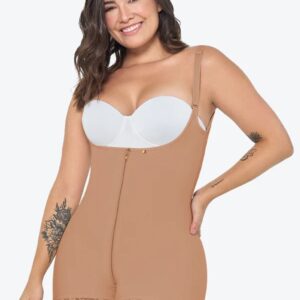faja chord media pierna con cremallera