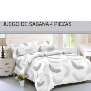 juego de sabana de 4 piezas
