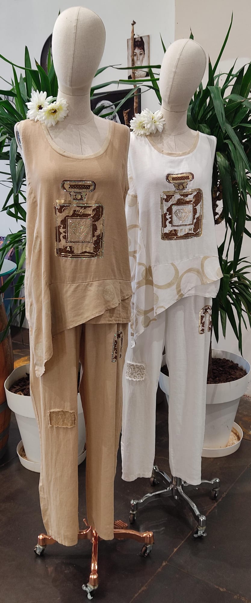 ✨ Conjuntos de Pantalónes y falda Ancho Estilo Lino – PatricQueen ✨ - Imagen 11