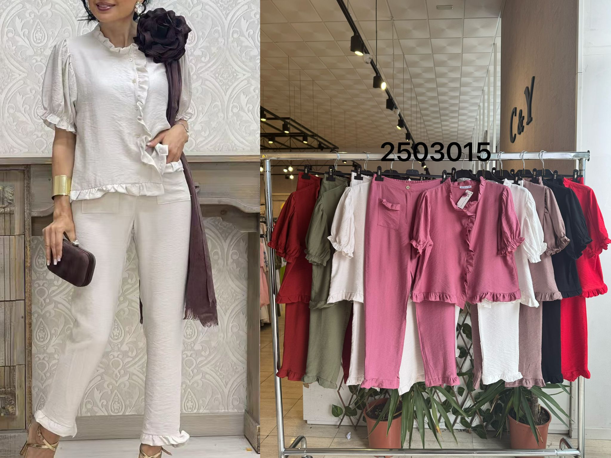 ✨ Conjuntos de Pantalón Ancho Estilo Lino – PatricQueen ✨ - Imagen 6