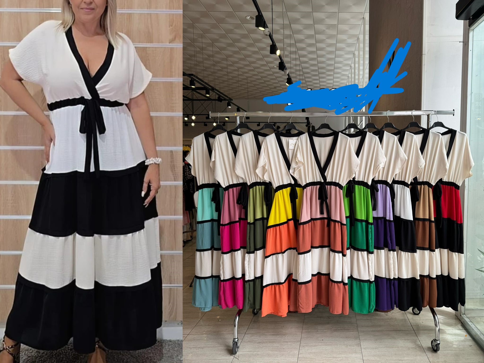 "Vibrante Elegancia: El Vestido Color Vibes de PatricQueen"