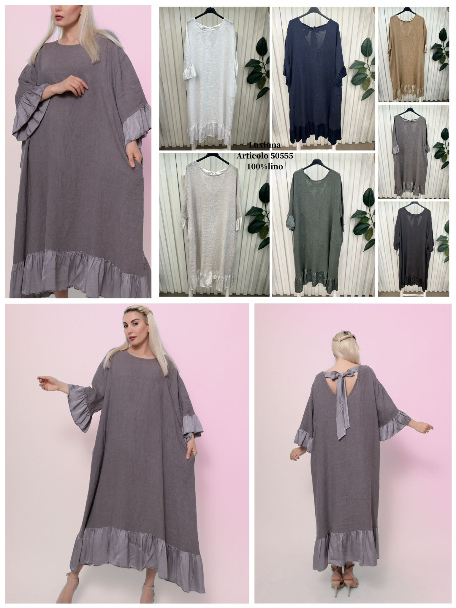 👘 KIMONOS Y CONJUNTOS ESTAMPADOS👚 CONJUNTOS FLUIDOS CON DETALLE DORADO Conjunto dos piezas encaje beige – Vestido elegante para eventos S/M/L - Imagen 21