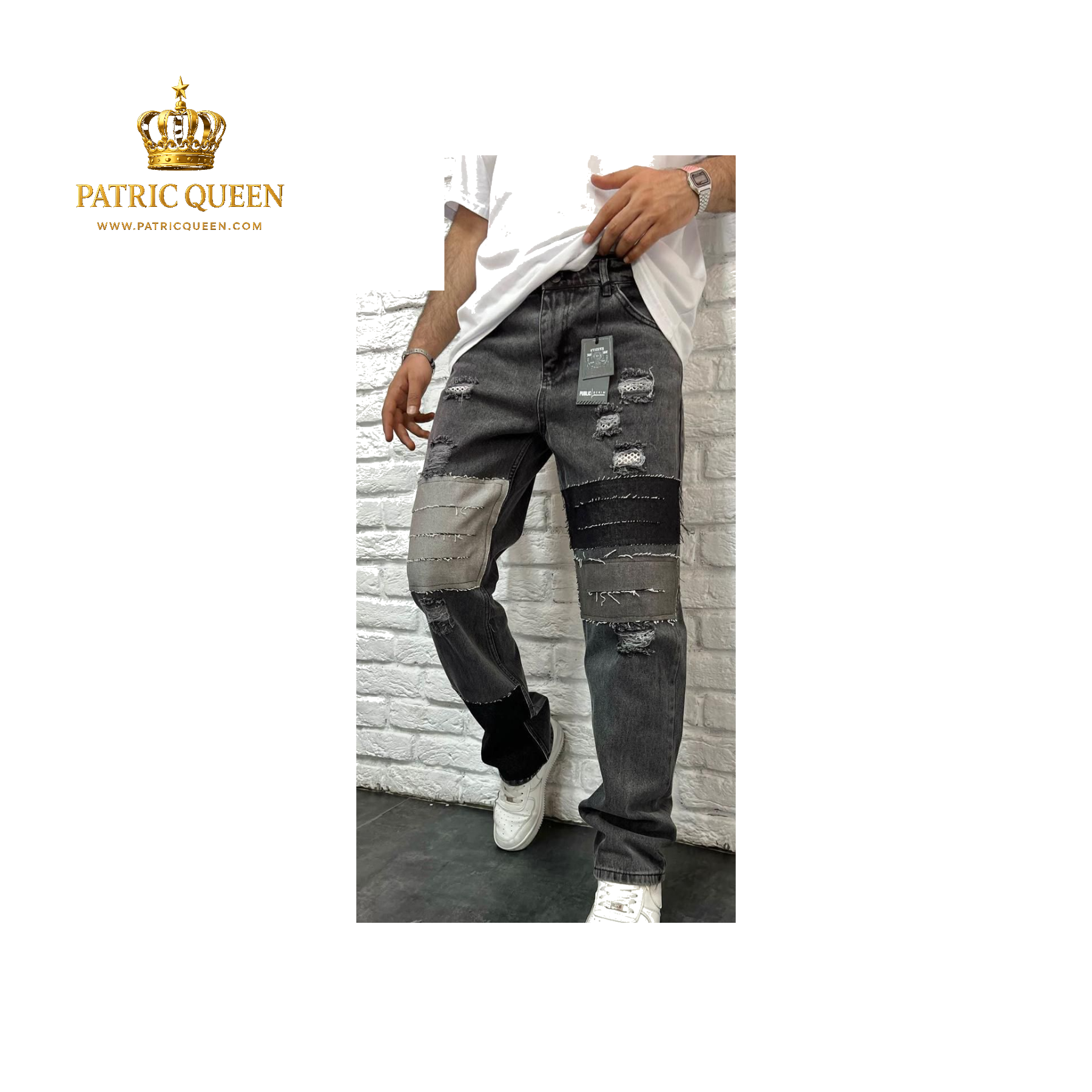 Pantalón Vaquero Hombre Premium Estilo Urbano Moldeador - Luxury Denim | PatricQueen - Imagen 11