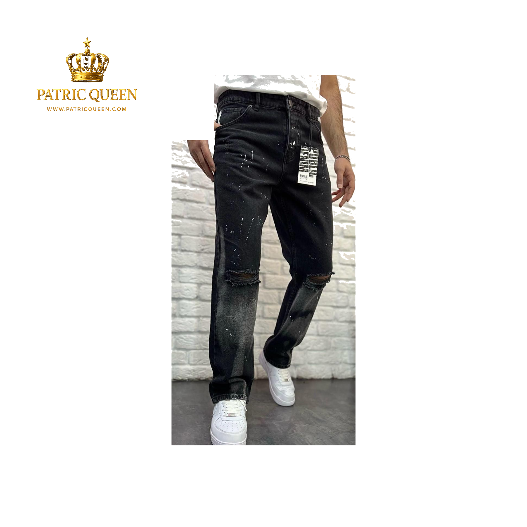 Pantalón Vaquero Hombre Premium Estilo Urbano Moldeador - Luxury Denim | PatricQueen
