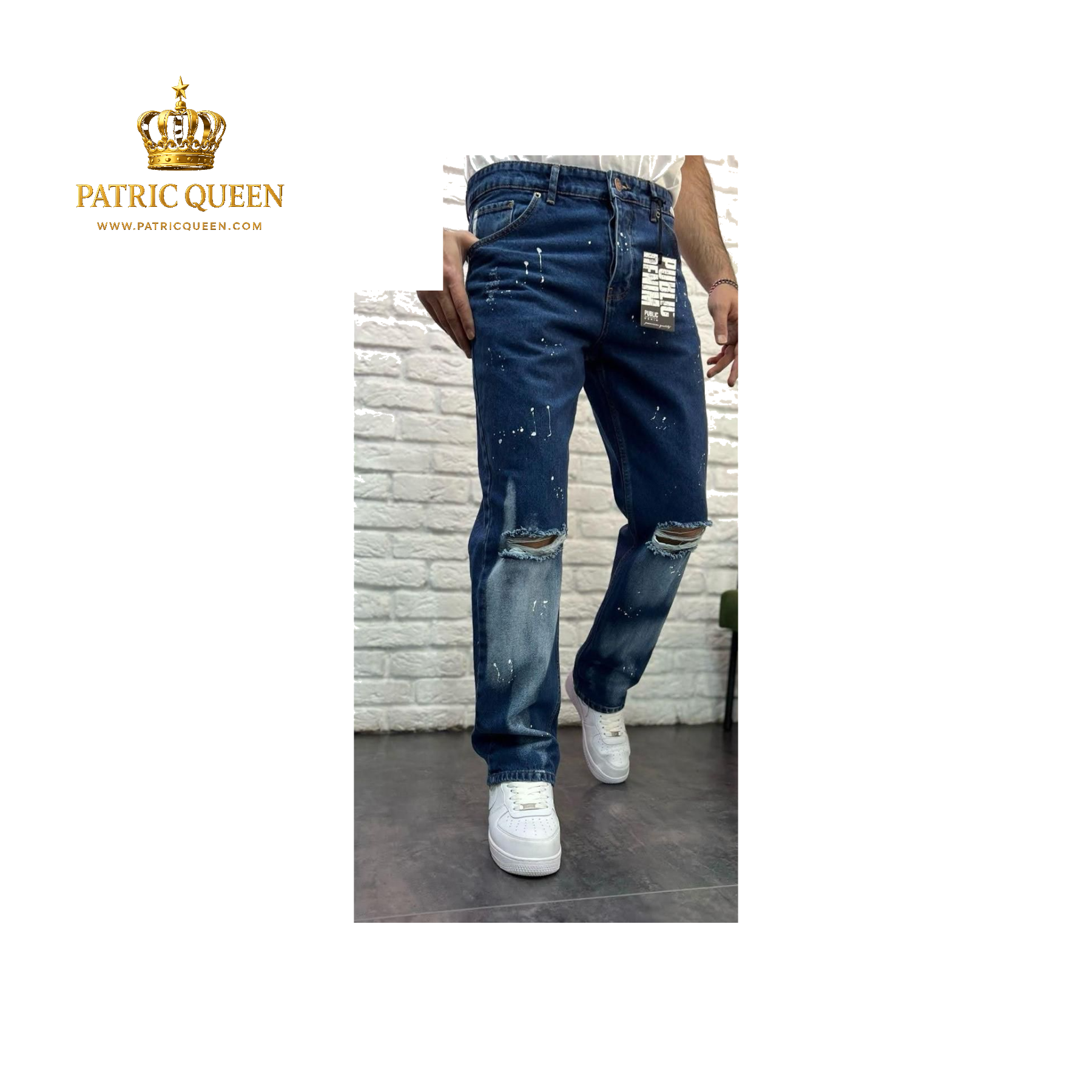 Pantalón Vaquero Hombre Premium Estilo Urbano Moldeador - Luxury Denim | PatricQueen - Imagen 4