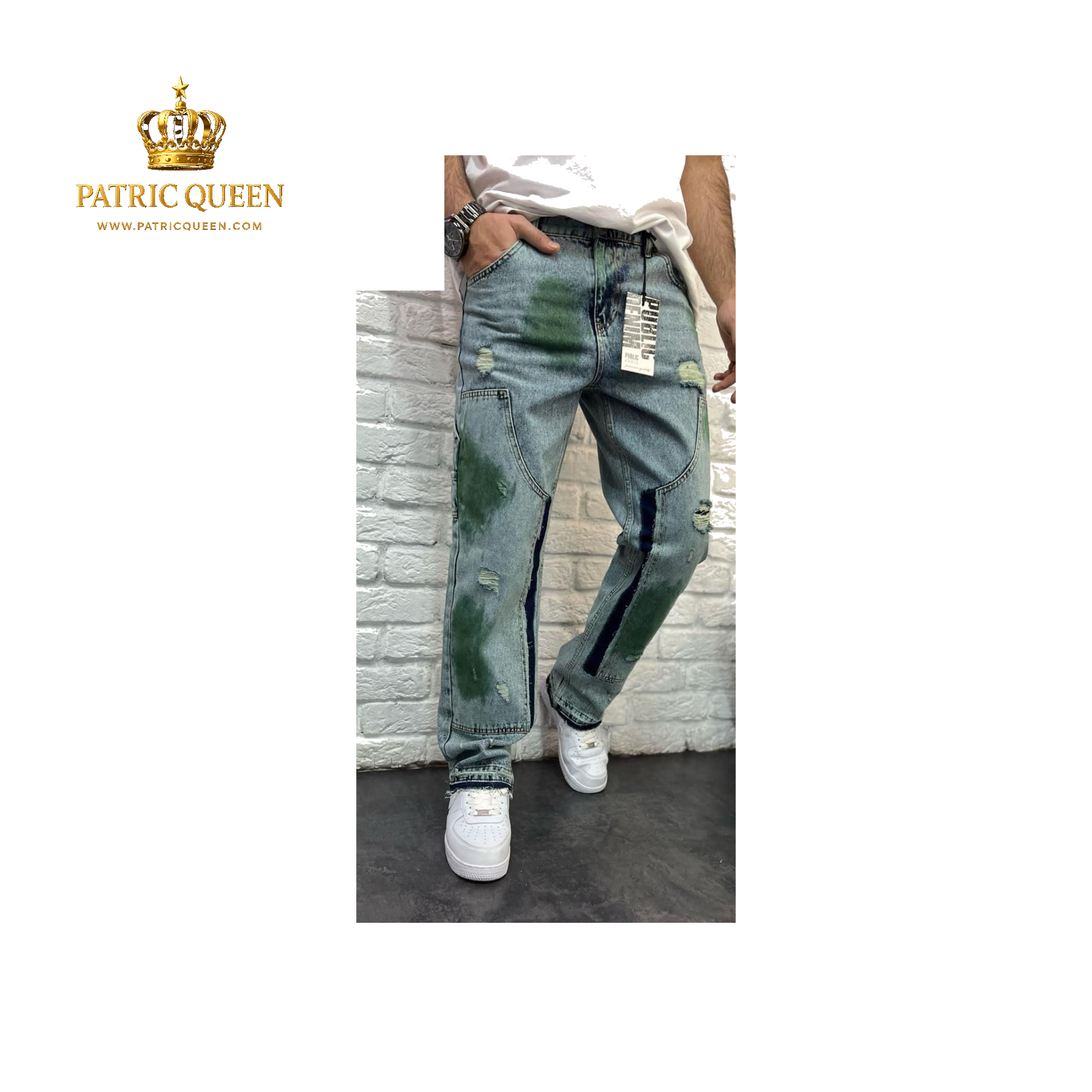 Pantalón Vaquero Hombre Premium Estilo Urbano Moldeador - Luxury Denim | PatricQueen - Imagen 5