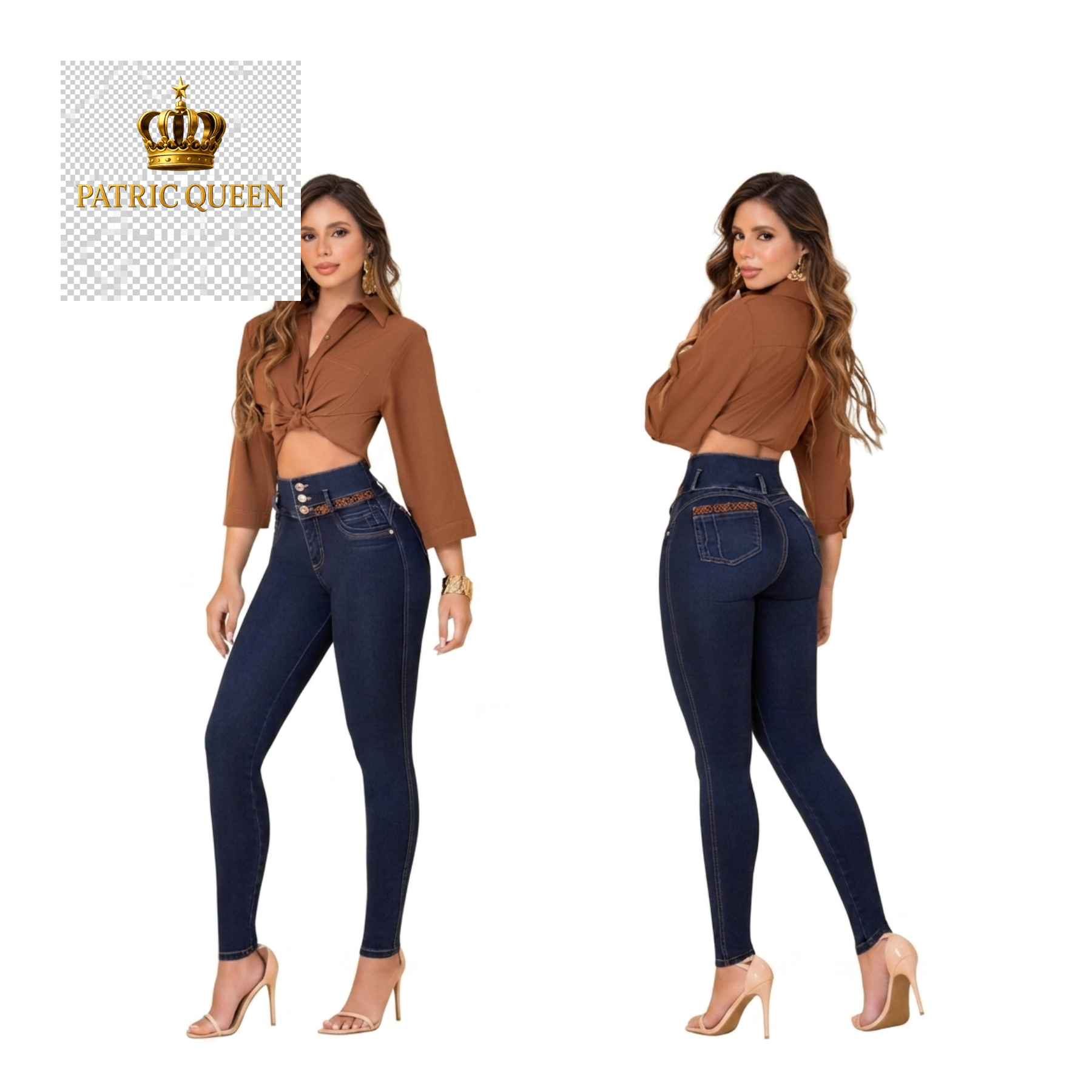Pantalón Vaquero Premium Moldeador Efecto Push-Up - Luxury Denim | PatricQueen - Imagen 7