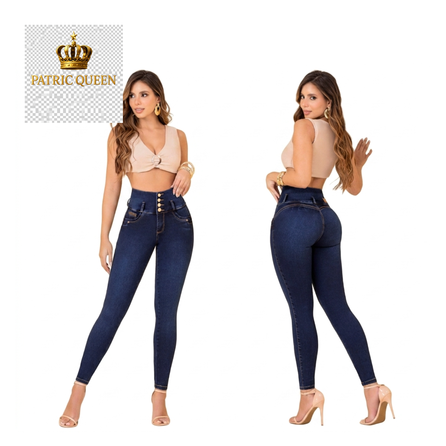 Pantalón Vaquero Premium Moldeador Efecto Push-Up - Luxury Denim | PatricQueen - Imagen 8
