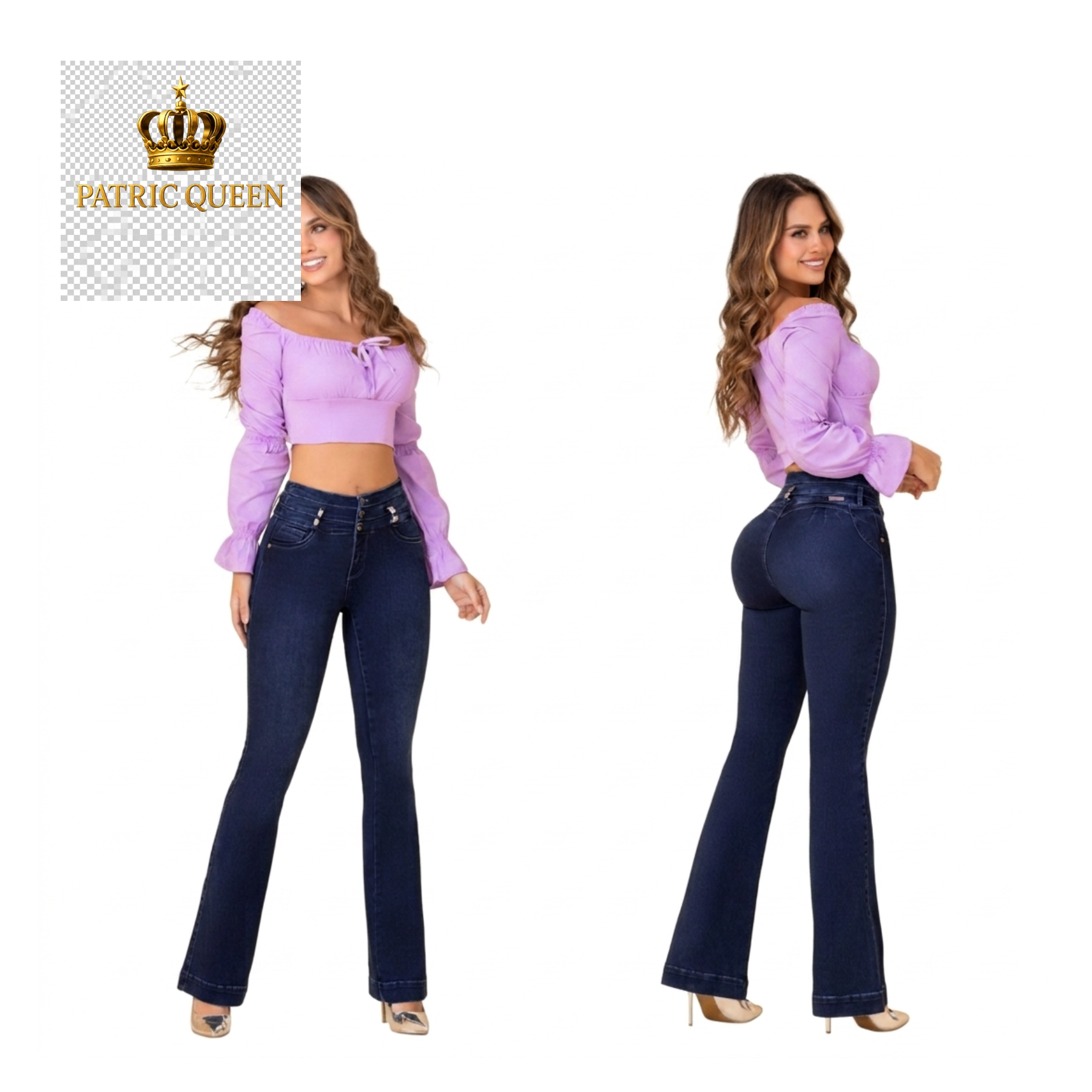 Pantalón Vaquero Premium Moldeador Efecto Push-Up - Luxury Denim | PatricQueen