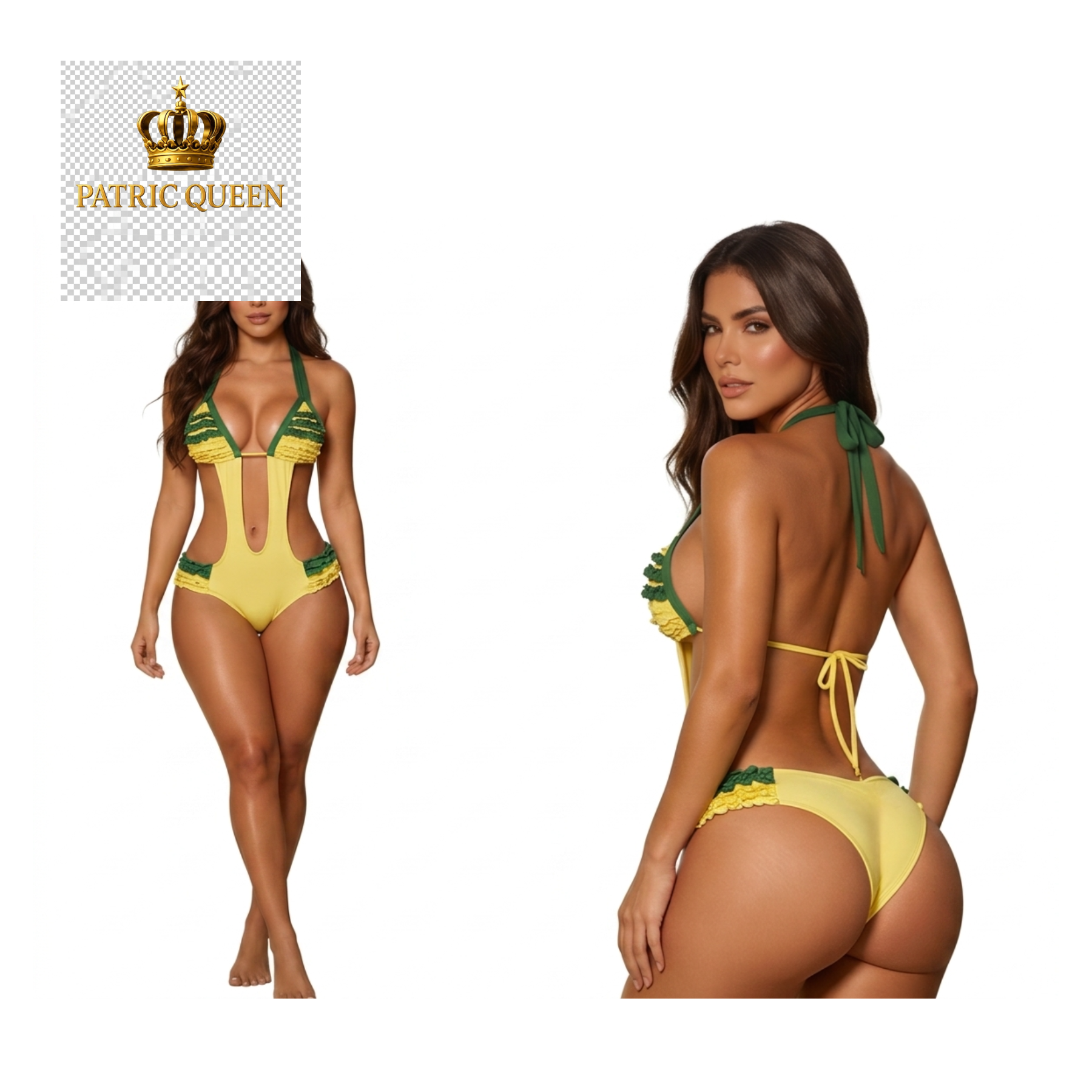 Bañador Triquini y Bikini Premium de Diseño Exclusivo - Colección Luxury Swimwear | PatricQueen - Imagen 11