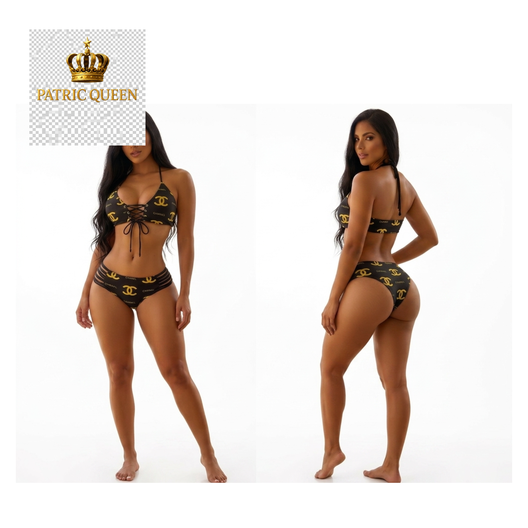 Bañador Triquini y Bikini Premium de Diseño Exclusivo - Colección Luxury Swimwear | PatricQueen - Imagen 13