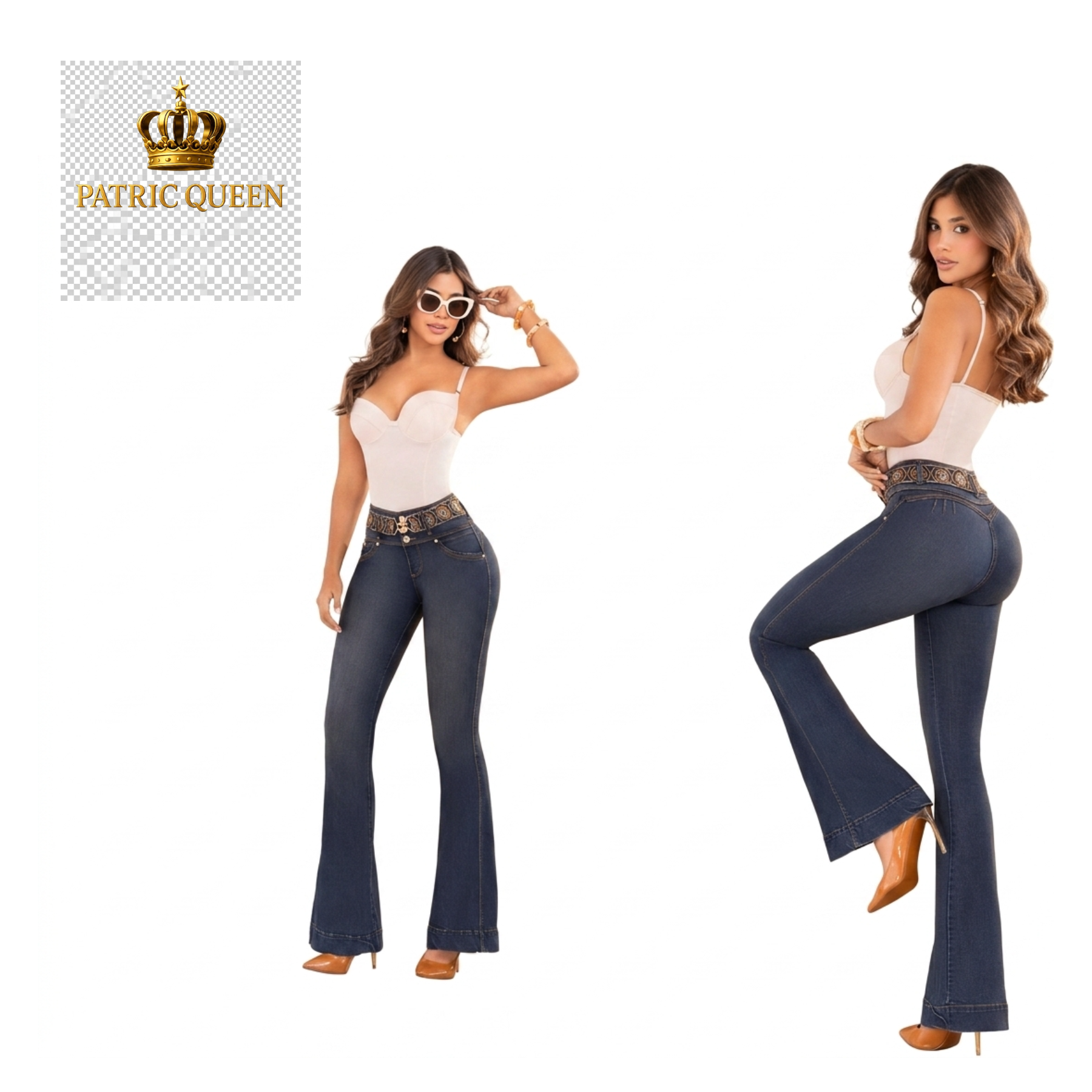 Pantalón Vaquero Premium Moldeador Efecto Push-Up - Luxury Denim | PatricQueen - Imagen 3