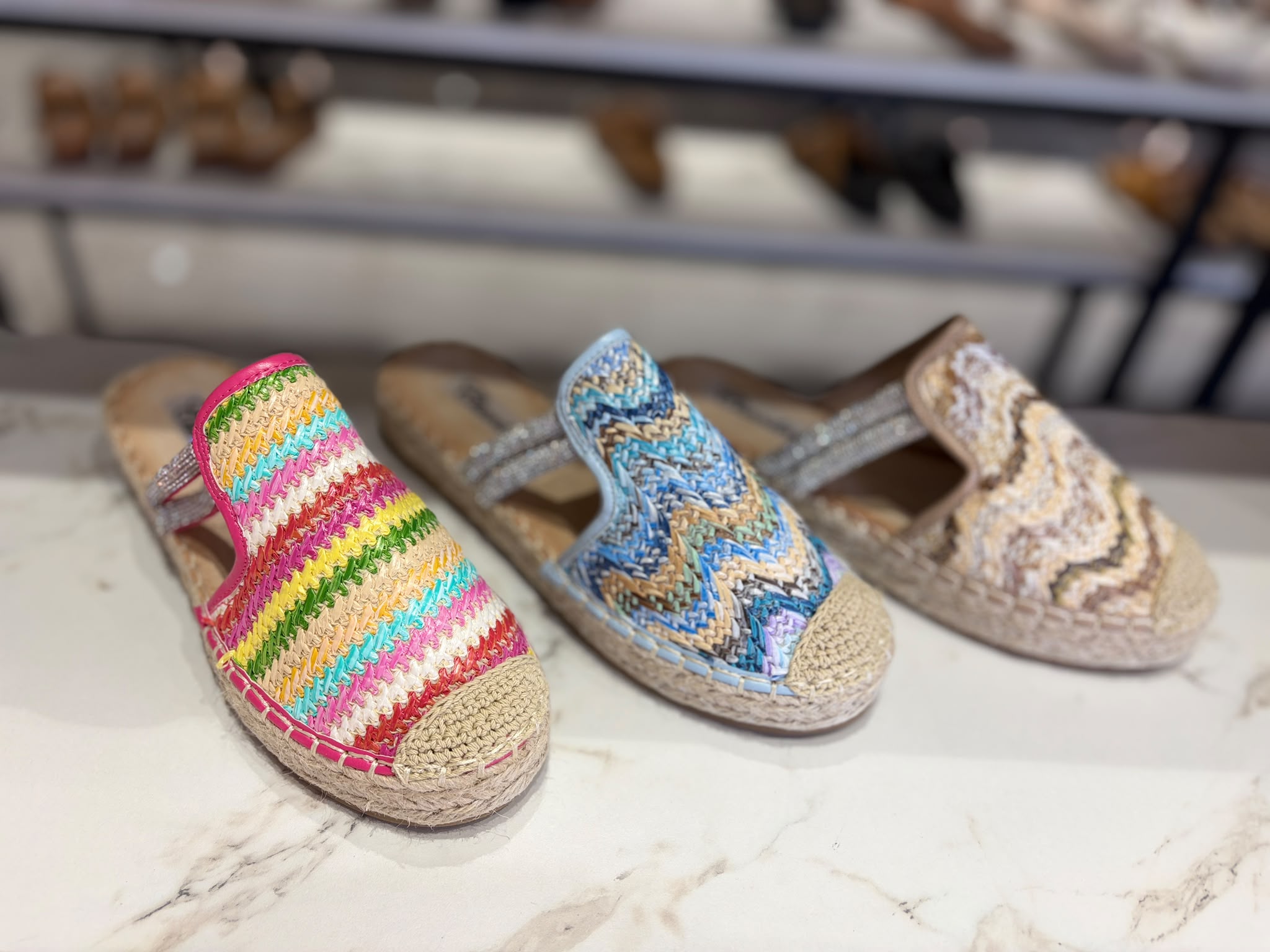 Sandalia Plataforma de Rafia con Tiras Metalizadas Multicolor | PatricQueen - Imagen 8
