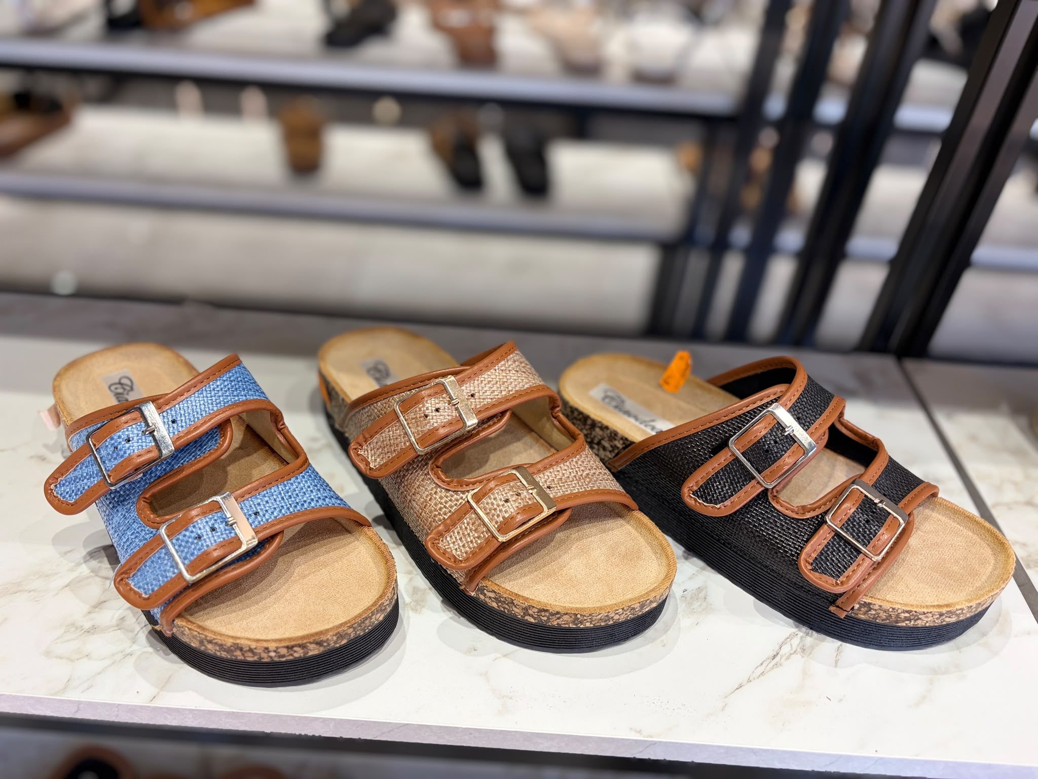 Sandalia Plataforma de Rafia con Tiras Metalizadas Multicolor | PatricQueen - Imagen 19
